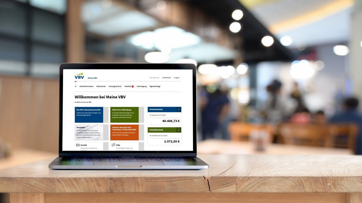 1,5 Millionen Menschen nutzen Meine VBV für ihre Vorsorge 1,5 Millionen Menschen nutzen Meine VBV für ihre Vorsorge